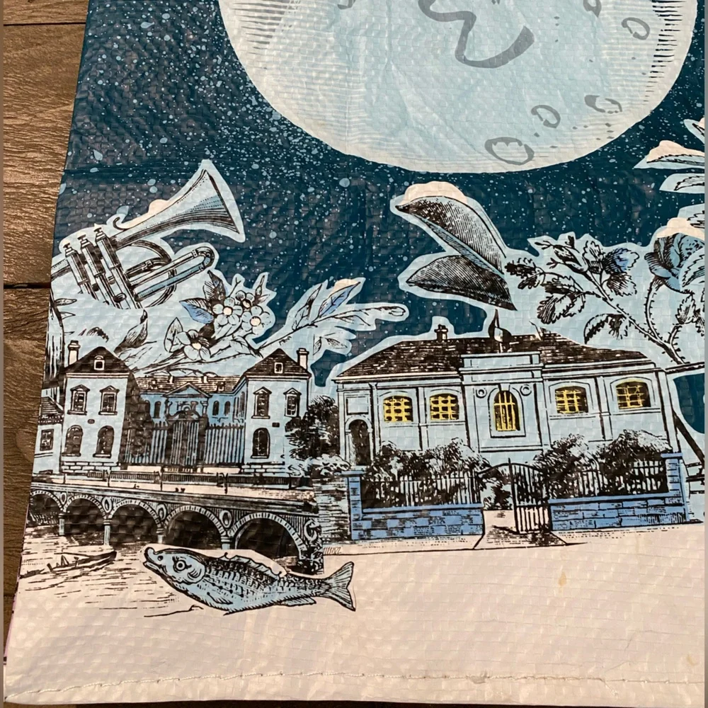 Trader Joe's 2016 Moon Reusable Bag Limited Edition Happy New Year Moon NEW NWOT - Picture 3 of 16